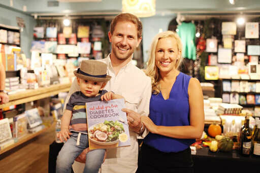 My wonderful husband and son...who might have stolen the show with his adorable hat. :)