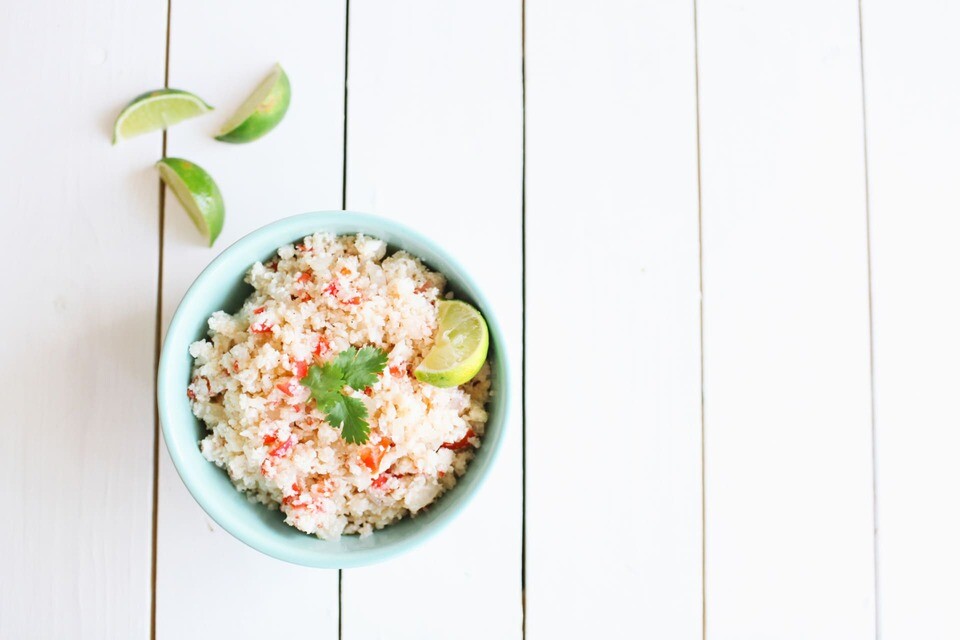 Cauliflower Rice is a great low carb swap for individuals with diabetes